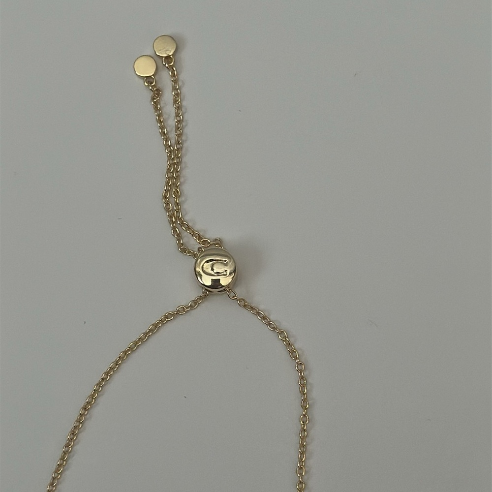 NWT Coach Gold Padlock Adjustable Bracelet - Picture 6 of 6
